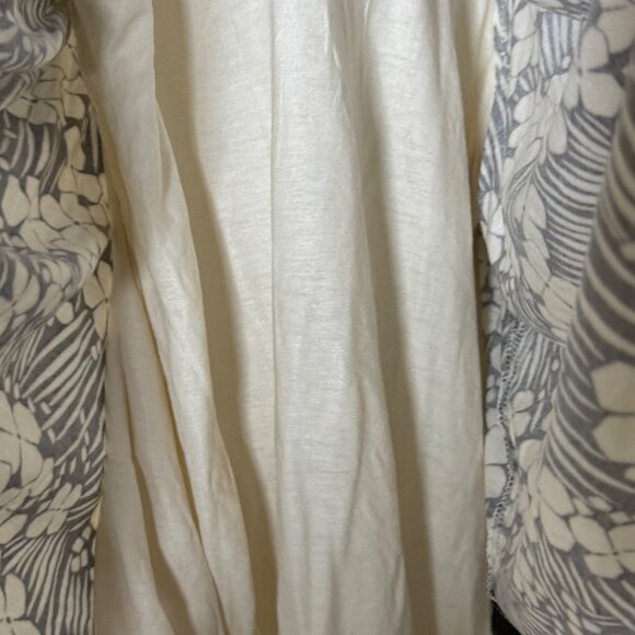 Anthropologie Vanessa Virginia Black Ivory Floral Tank Top XS Petite NWT - Picture 5 of 9